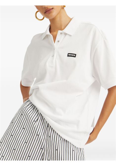 White striped shorts Rotate Sunday - women ROTATE SUNDAY | 1143960001000